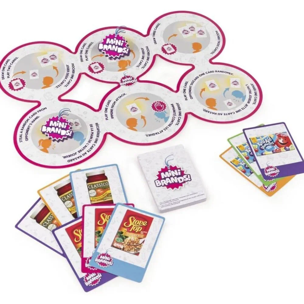 Surprise Mini Brands Supermarket Race Board Game